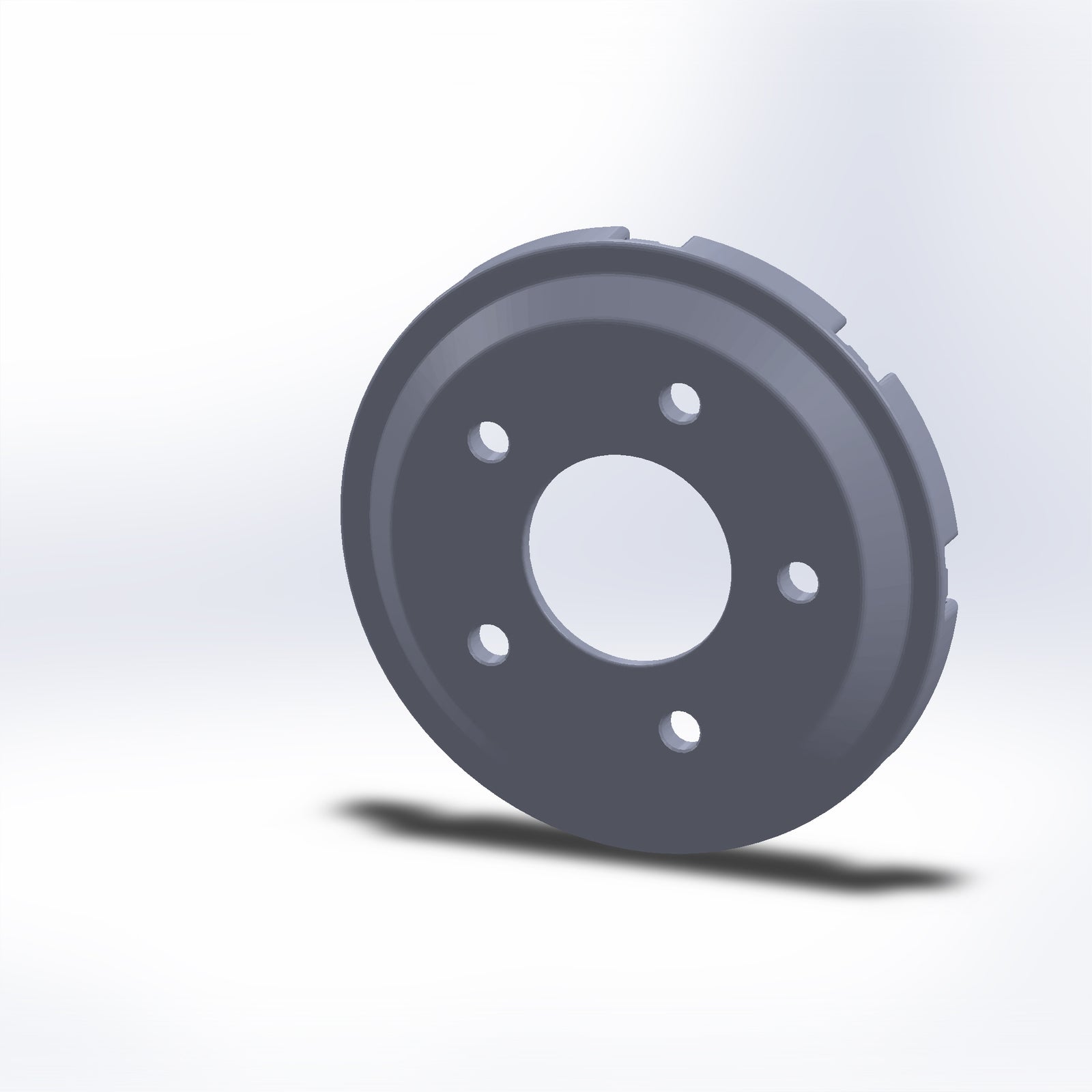 Rotor Hat - Evo 4-9, Rear