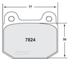 7824 RACE PAD SET, 11 CMPD 15 MM