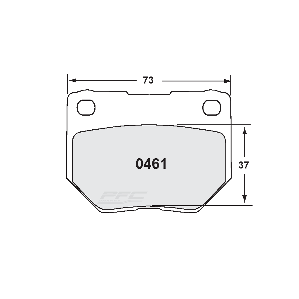 0461 RACE PAD SET - 11 CMPD 16 MM (DS)
